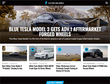 Tablet Screenshot of electriccarsworld.com